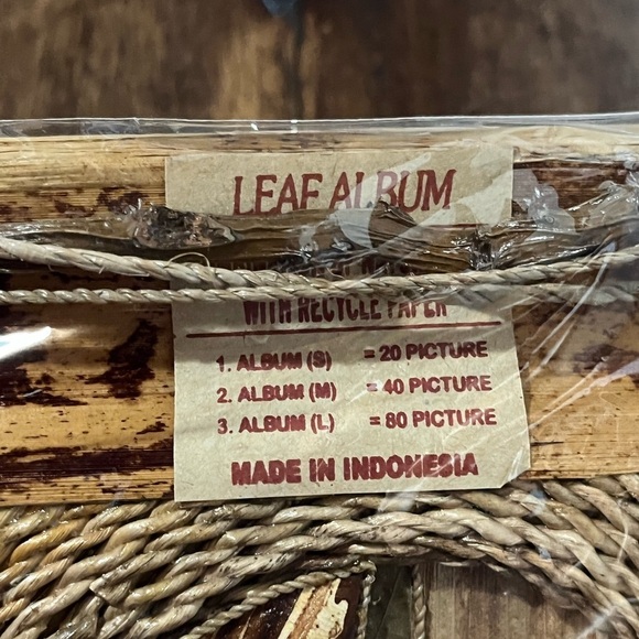 Rustic Organic Handmade Natural Materials Photo Album Fits 20 5x7" Photos - Picture 5 of 8